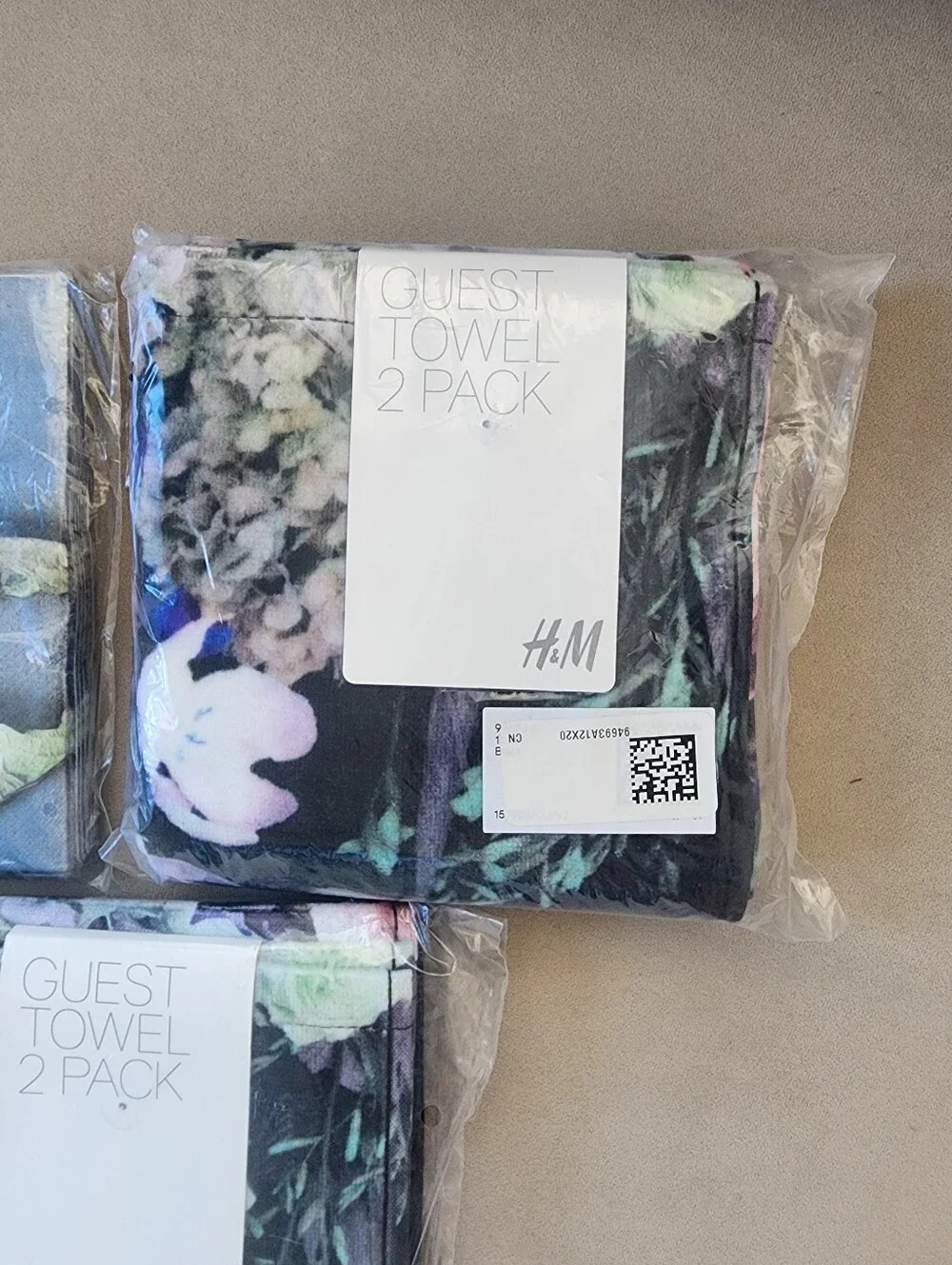 H&M Home Floral Guest Towel & Napkin Bundle NWT